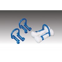 Plasdent COTTON ROLL HOLDERS/ Disposable, Blue (100pcs/bag)